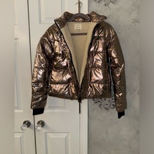 OFFLINE By AERIE Puffer Jacket **BRONZE GOLD**